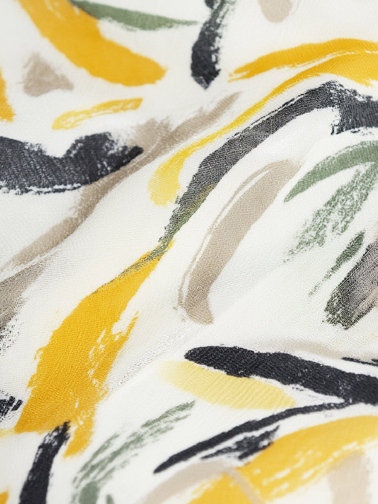 طرحة شيفون مطبوعة (نقشة مودرن)